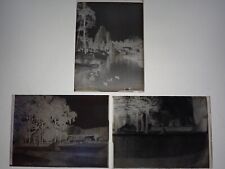 Lot Plaques photo verre