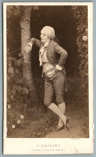 Cdv 1870 virginie déjazet - 1870,