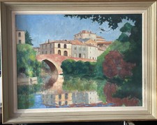 Tableau M. Guilmineau Peintre Vendée, Deux Sèvres, Venise verte, Coulon...