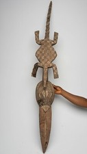 A157 - MASQUE BWA OISEAU CROCODILE, ART TRIBAL PRIMITIF AFRICAIN