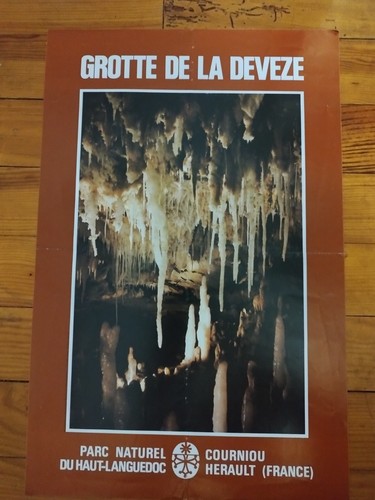 Affiche ancienne grotte la - affiche, de