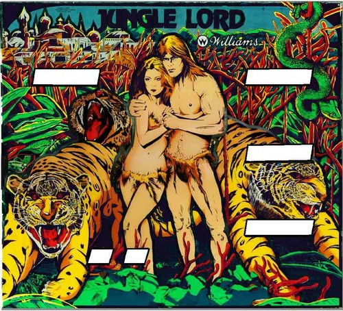 Williams jungle lord pinball - jungle,