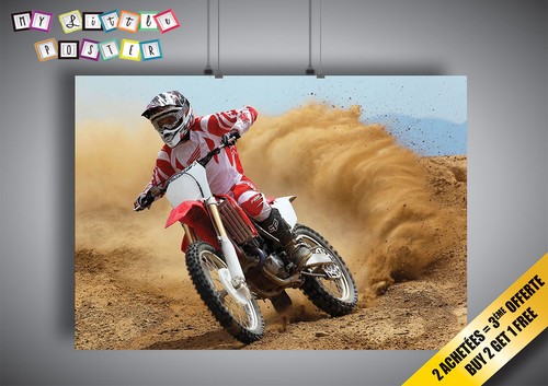 Poster motocross wall - wall, art