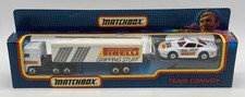 MATCHBOX Team Convoy PIRELLI Set - Camion Daf & Porsche - TC 15, 1990 - Neuf