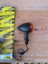 2 CLIGNOTANTS MINI  BULLET MOTO NOIRS HOMOLOGUÉS CEE