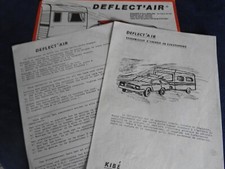 catalogue feuillet caravane RAPIDO 1978