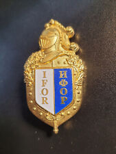 INSIGNE BAYARD DORE IFOR MONOBLOQUE DE LA GENDARMERIE NATIONALE NUMEROTE 0737