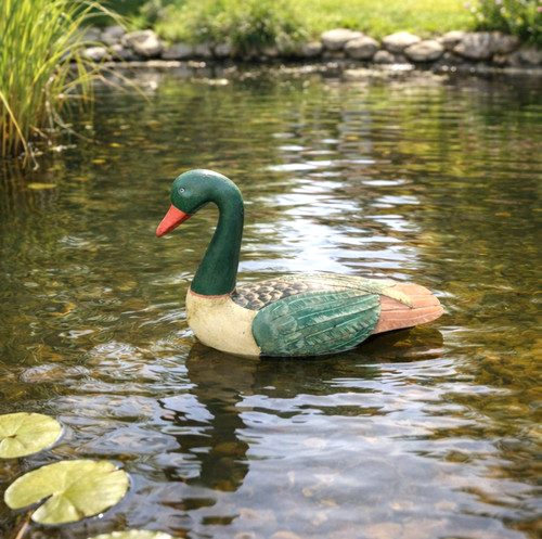 Grande ancienne canard bois - canard, en