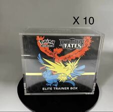Lot 10 Protections Acrylique Pour ETB Pokémon Élite Trainer Box