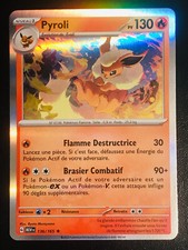 Carte Pokémon PYROLI 136/165 Holo Rare 151 neuve en édition française