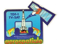 Autocollant 1983 Aérospatiale