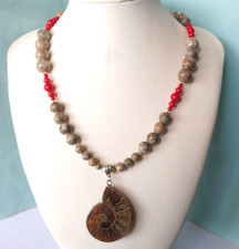 Collier Corail rouge et