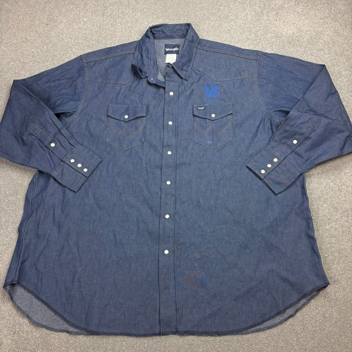 Chemise denim wrangler - chemise, en
