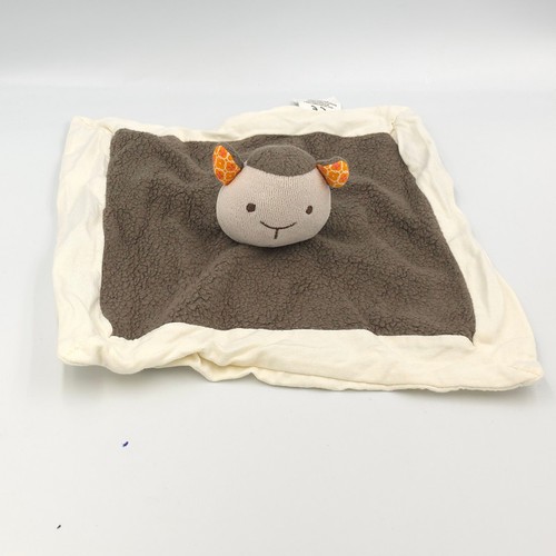 Doudou plat mouton marron