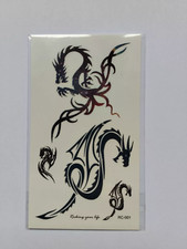 Tatouage Temporaire 4 Dragons