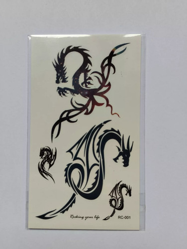 Tatouage temporaire dragons - tatouage,