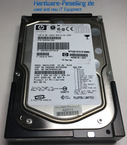 Fujitsu 146gb 15k - ",