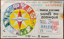 Billet de loterie nationale