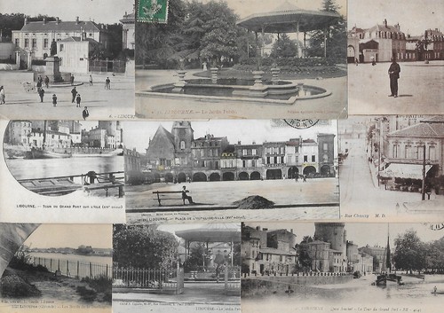 Lot cartes postales - 10,