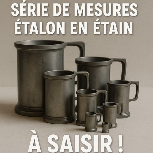 Mesures étalon étain - étalon, en