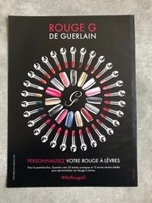 Publicité de Presse 2018 Le rouge G Rouge à Lèvres  de GUERLAIN