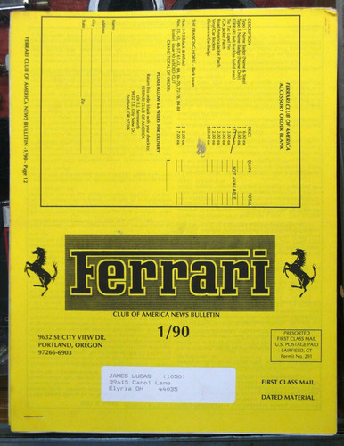 Ferrari club america - ferrari, :
