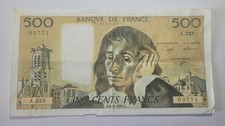 Billet 500 Francs Blaise