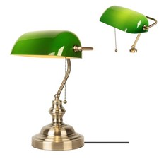 Lampe de Banquier Verte, lampe