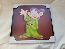 CADRE 7 NAINS SIMPLET DOPEY DISNEY CHAMBRE ENFANT 33 X 33 CM NEUF