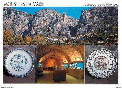 Carte postale moustiers - carte,