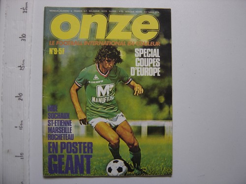 1976 magazine onze - onze, football