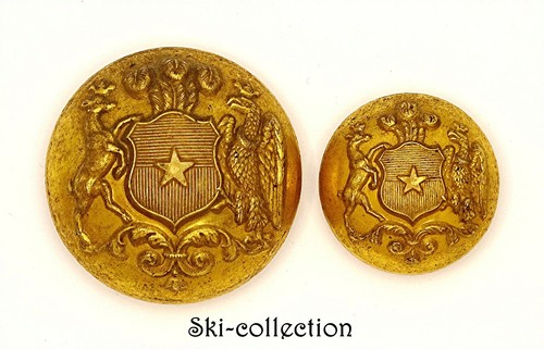 Military buttons army of - 2,