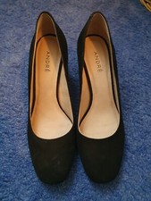 Escarpins André nubuck cuir