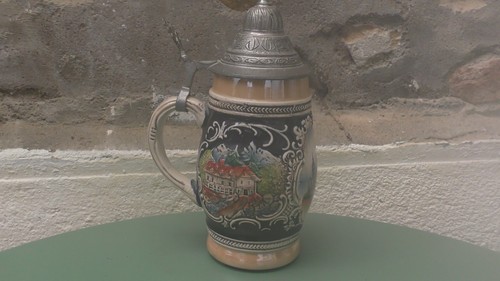 Chope bière vintage - chope, à