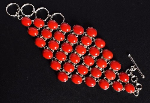 Bracelet pierre corail - bracelet,