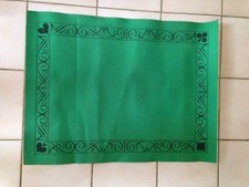 Tapis de Jeu de Cartes Antidérapant 59 x 44 cm Idéal pour la Belote,Tarot, Poker