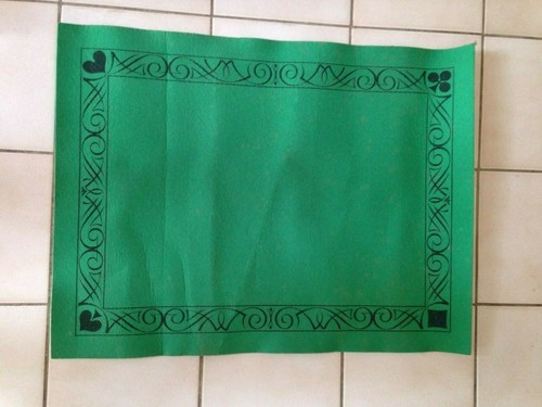 Tapis jeu cartes - tapis,