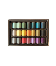 Coffret 21 Fils à Broder Polyester Brother – Couleurs Premium. Color : Multicol