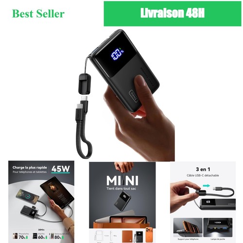 Iniu batterie externe 10000mah - batterie,