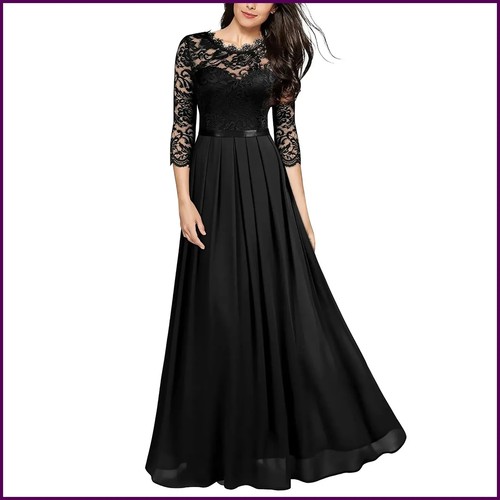Sexy neck lace chiffon long - neck,
