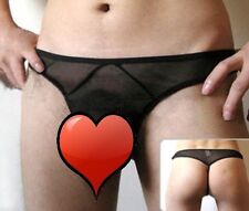  STRING M L TRANSPARENT SEXY HOMME THONG EROTIQUE UNDERWEAR MAN MEN UOMO MANN