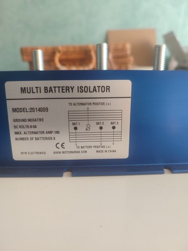 Multi battery isolator - battery,
