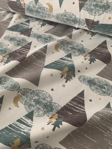 Tissu jersey coton motifs - jersey, de