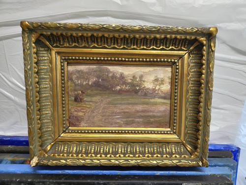 Huile sur panneau constant - huile,