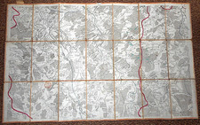 CARTE MAP CASSINI XVIII e N°