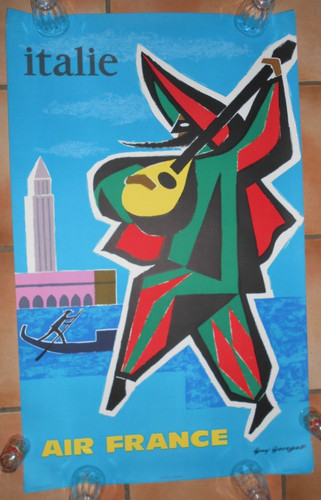 Affiche air france ancienne - france,,
