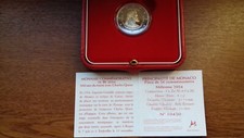 Coffret 2 euro commémorative  BE Monaco 2024 - Traité avec Charles Quint -