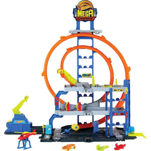 Hot wheels mega - mega, garage