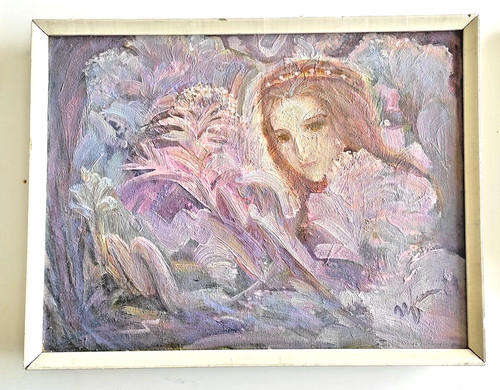 Tableau peinture huile - peinture, à