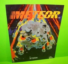 Meteor Pinball Flyer Original